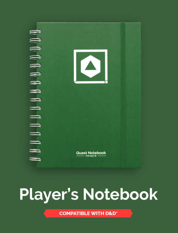 DND CHARACTER QUEST NOTEBOOK WILD GREEN