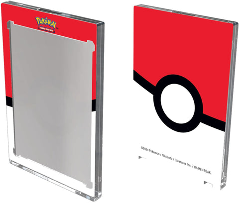 UP 1TOUCH 35PT EDGE PRINTED POKEMON POKE BALL MAGNETIC CARD HOLDER