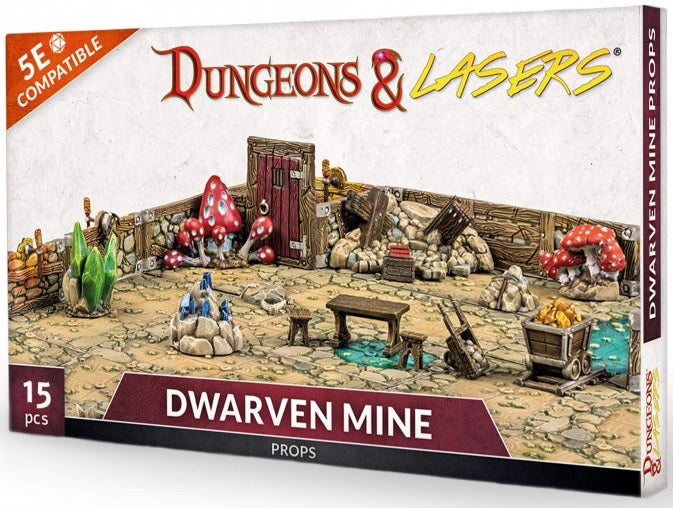 Dungeons & Lasers: Dwarven Mine Props