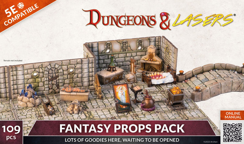 Dungeons & Lasers: Fantasy Props Pack