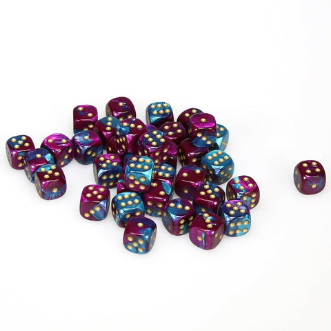 GEMINI 36D6 PURPLE-TEAL/GOLD 12MM