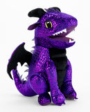 PLUSH DICE BAG PURPLE DRAGON