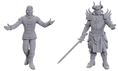 DND UNPAINTED MINIS SPECIAL EDITION BALDUR'S GATE 3 - SAREVOK ANCHEV & RAPHAEL