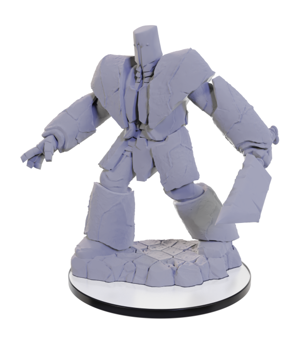 Cobalt Golem D&D Unpainted Minis WV5 (Critical Role)