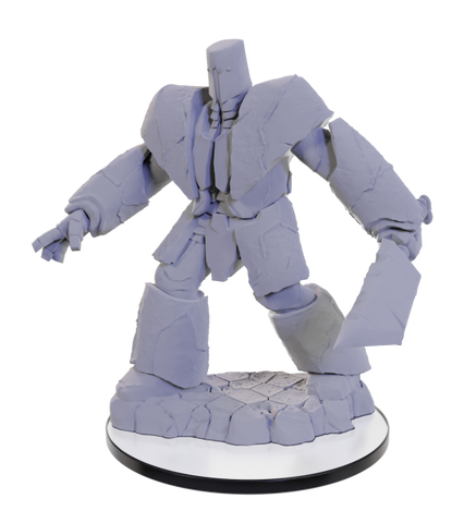 Cobalt Golem D&D Unpainted Minis WV5 (Critical Role)