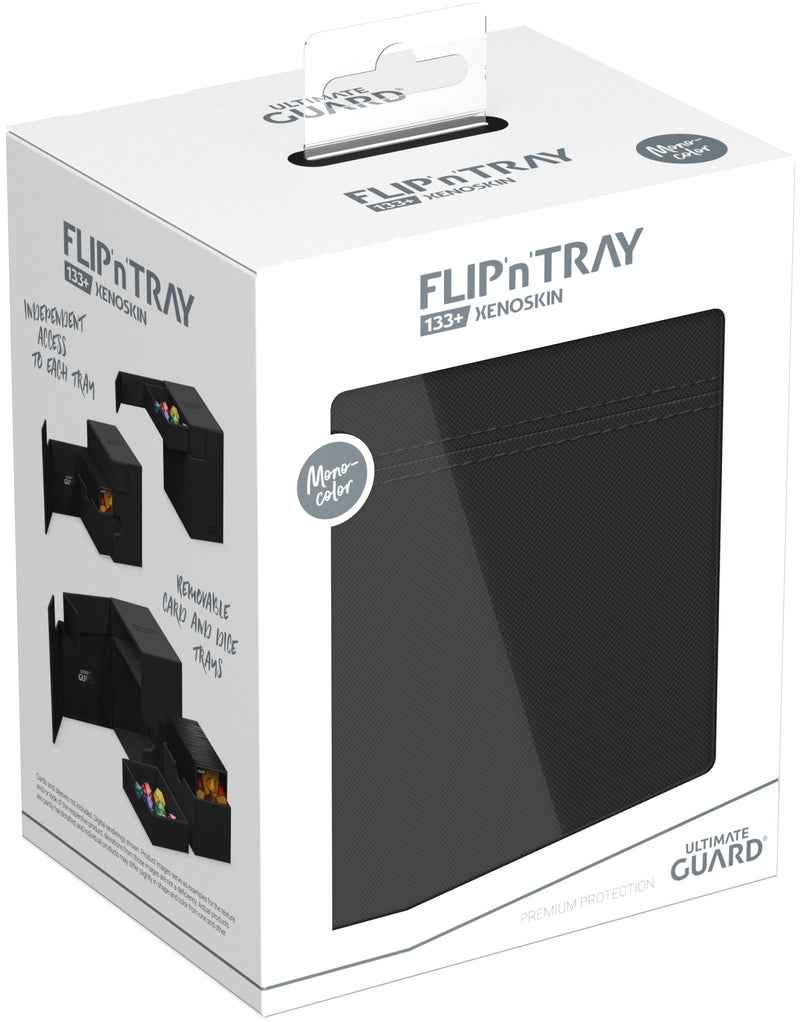 Ultimate Guard: Flip'n'Tray Monocolor Black (133+)