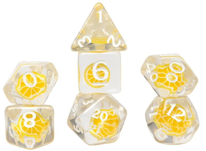 Sirius Dice Slice Lemon 7-die Set
