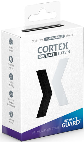 Ultimate Guard: Sleeves Cortex Standard Matte Black 100ct
