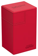 Ultimate Guard Flip'n'Tray Monocolor Red Deck Case (80+)