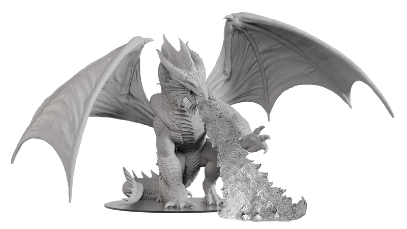 DND UNPAINTED MINIS GARGANTUAN BAHAMUT