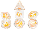 Sirius Dice Fruit Slice Orange 7-die Set
