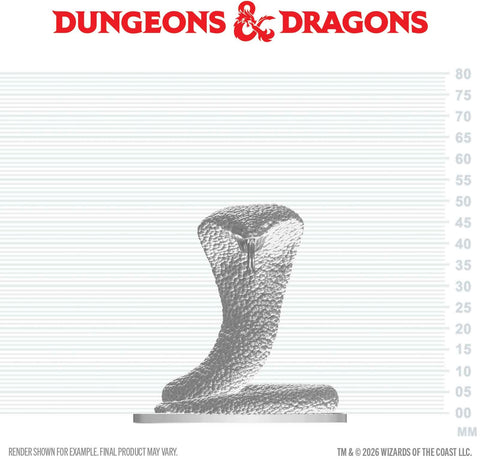 DND UNPAINTED MINIS WV29 POLAR SERPENT (36/144)