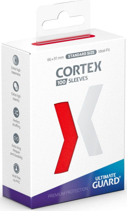 Ultimate Guard: Sleeves Cortex Standard Glossy Red (100CT)