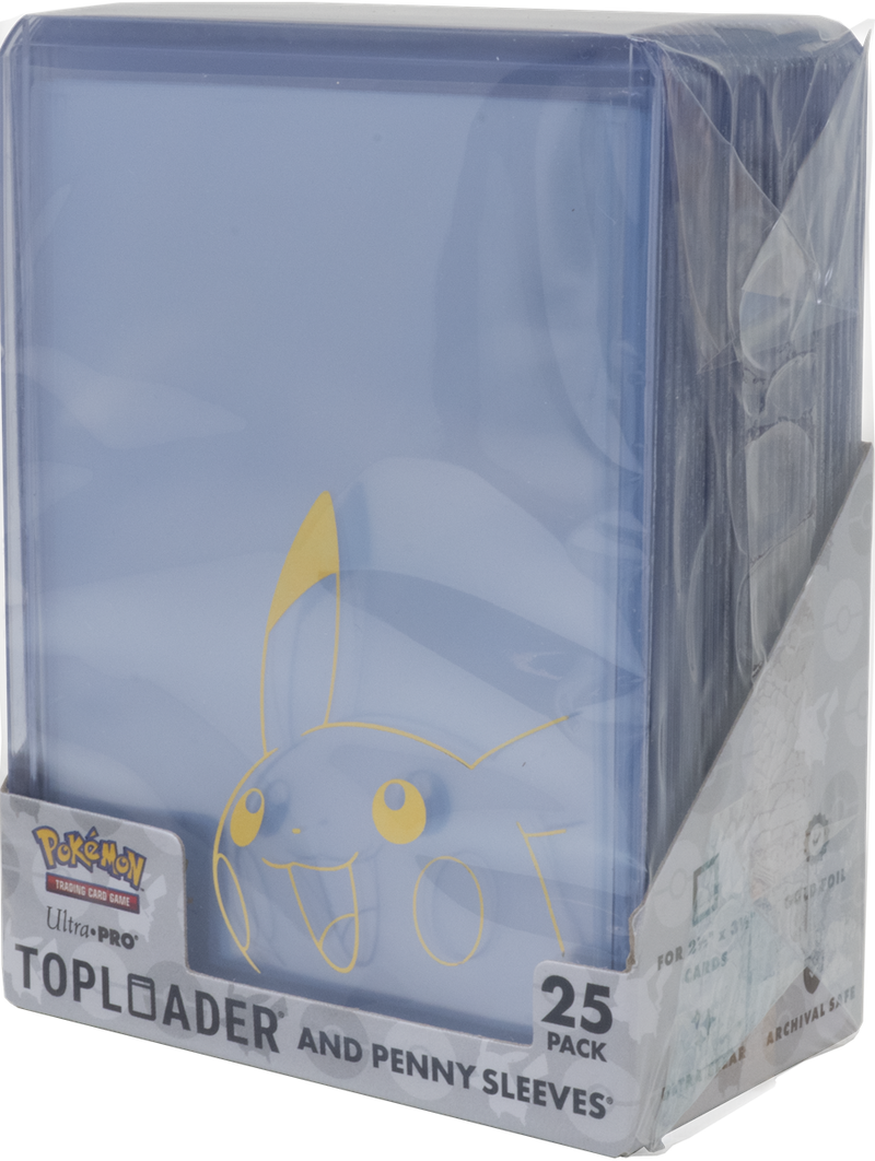 Ultra PRO: Toploader - 3" x 4" And Penny Sleeve Combo Pack Pikachu 25ct