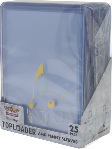 Ultra PRO: Toploader - 3" x 4" And Penny Sleeve Combo Pack Pikachu 25ct
