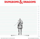 DND UNPAINTED MINIS WV29 NIMBLEWRIGHT STEED WITH RIDER (36/72)