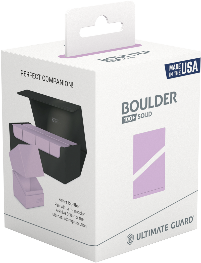 Ultimate Guard Boulder Pastel Solid Lavender Purple (100+)