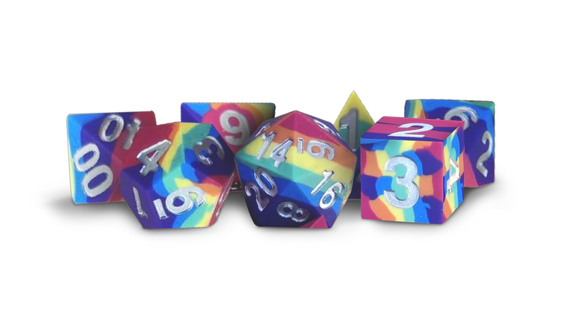 Fanroll Rainbow Silicone (Polyhedral 7-Die Set) 16MM 784