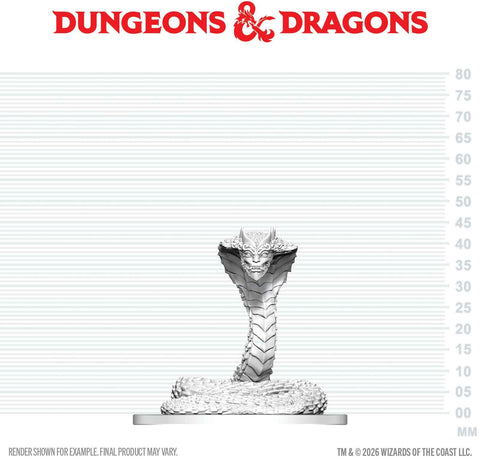 DND UNPAINTED MINIS WV29 GUARDIAN NAGA (36/72)