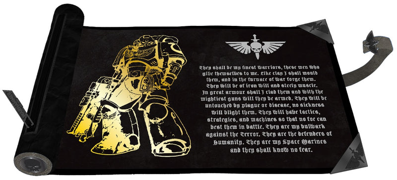 Ultra PRO: Dice Scroll Warhammer 40k Premium Foil Space Marines Adeptus Astartes