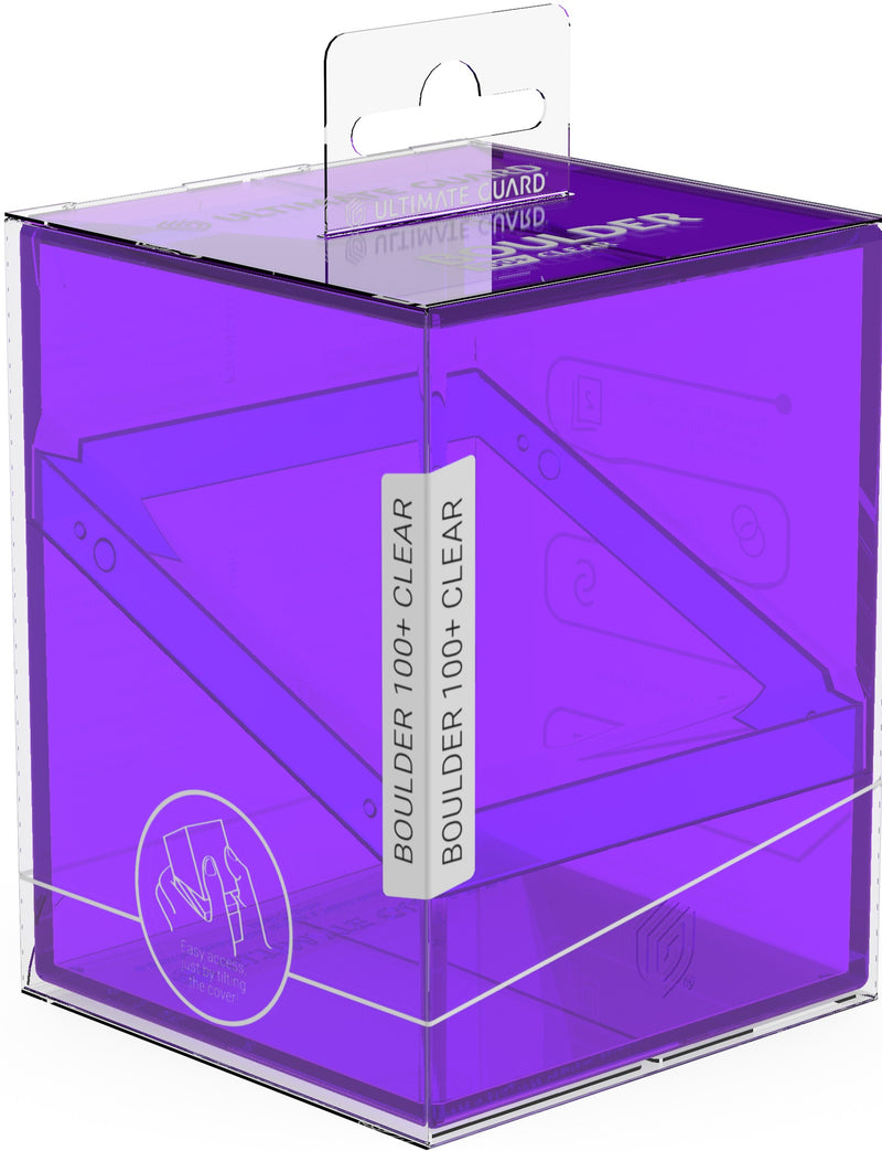 Ultimate Guard Boulder "Clear" Amethyst (100+)