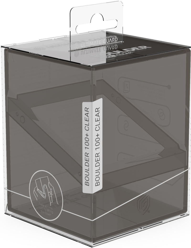 Ultimate Guard Boulder "Clear" Onyx Deck Case (100+)