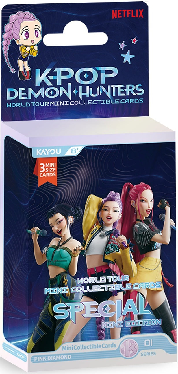 KPOP Demon Hunters TCG Pink Diamond - Mini Collectible Cards