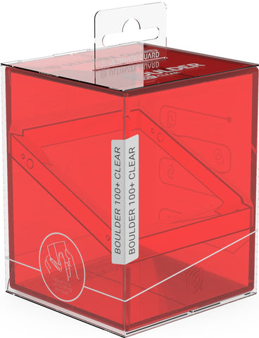 Ultimate Guard Boulder "Clear" Ruby (100+)