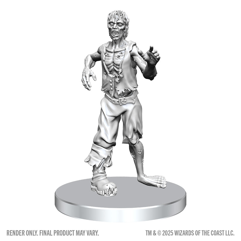 DND UNPAINTED MINIS WV28 CLASSIC VAMPIRE & CLASSIC ZOMBIE