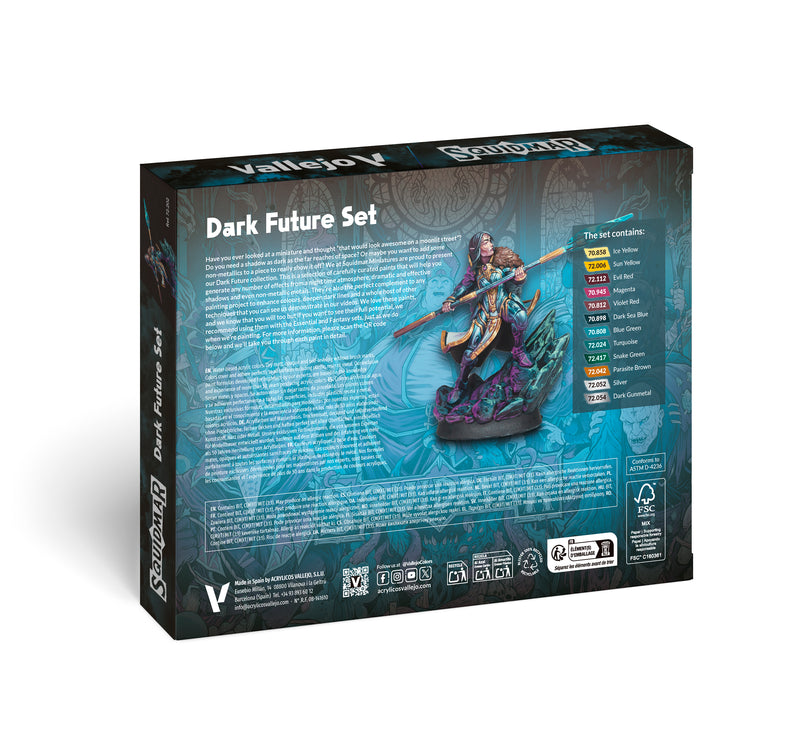 VALLEJO: DARK FUTURE SET BY SQUIDMAR MINIATURES
