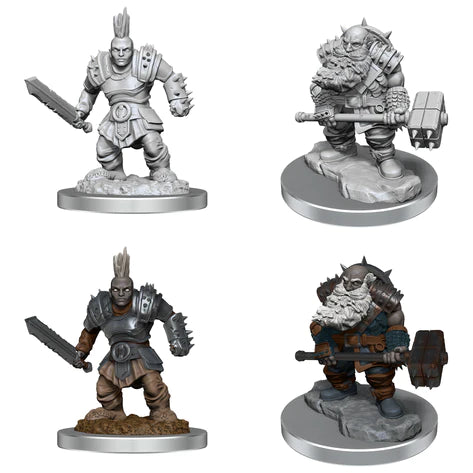 Duergar Fighters D&D Unpainted Minis WV18