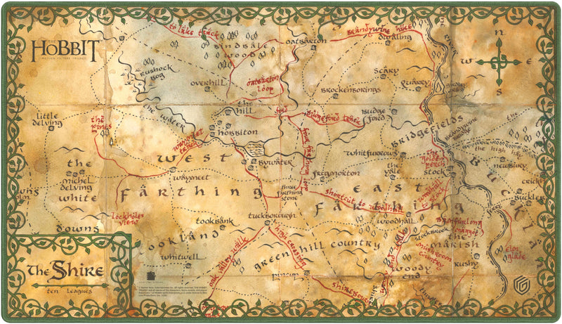 Ultimate Guard Playmat The Hobbit Map - The Shire