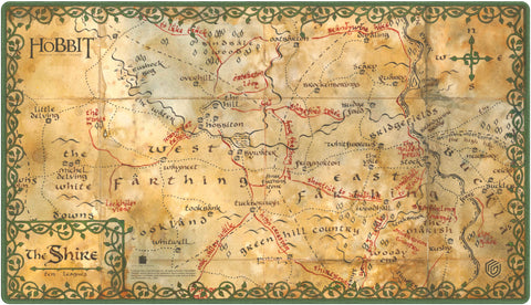 Ultimate Guard Playmat The Hobbit Map - The Shire