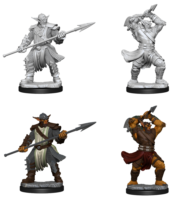 Male Bugbear Fighter D&D Unpainted Minis WV1 (Critical Role)