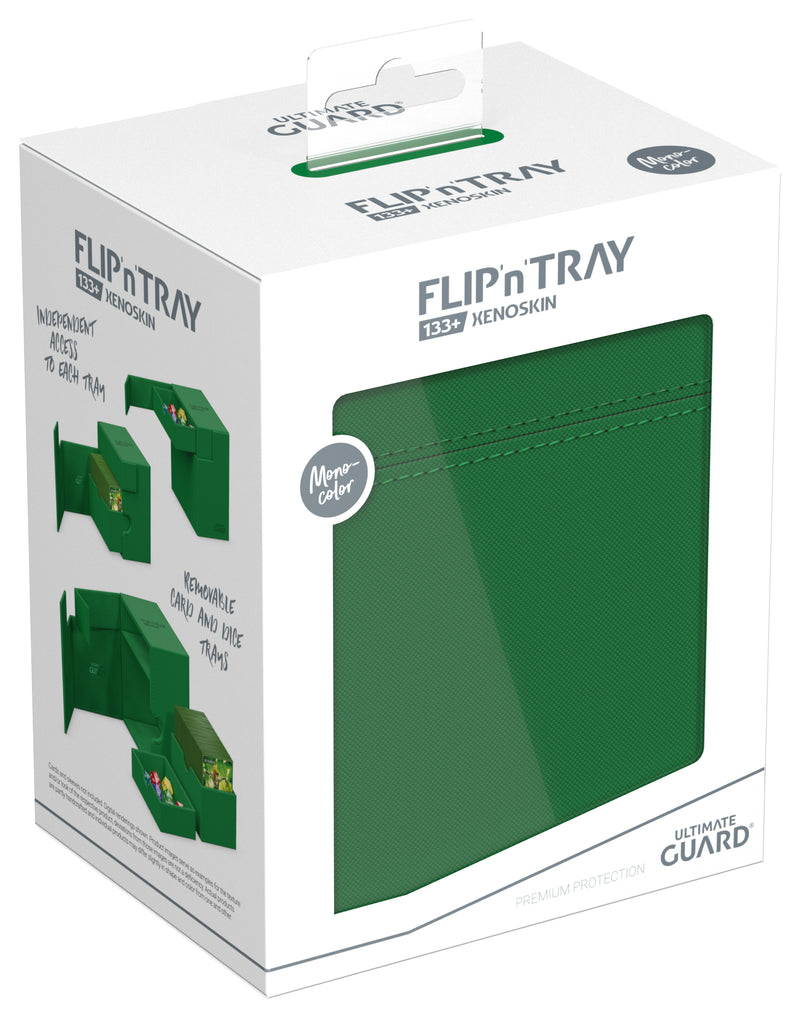 Ultimate Guard: Flip'n'Tray Monocolor Green (133+)