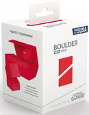 Ultimate Guard Boulder Solid Red Deck Case (100+)