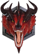DND REPLICAS OF THE REALMS RED DRAGON 12" TROPHY PLAQUE