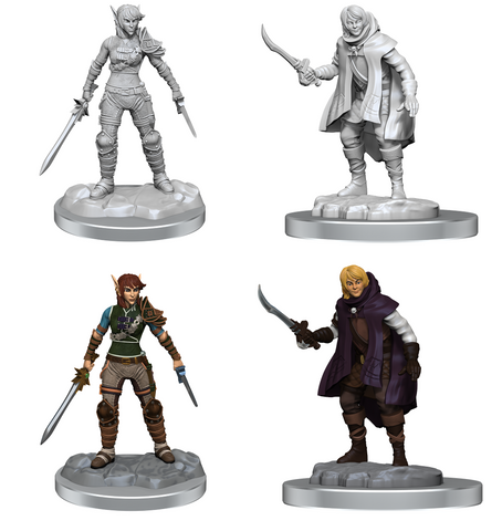 DND UNPAINTED MINIS WV19 ELF ROGUE/HALF-ELF ROGUE
