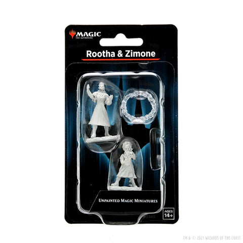 Rootha and Zimone Magic the Gathering Unpainted Minis WV3