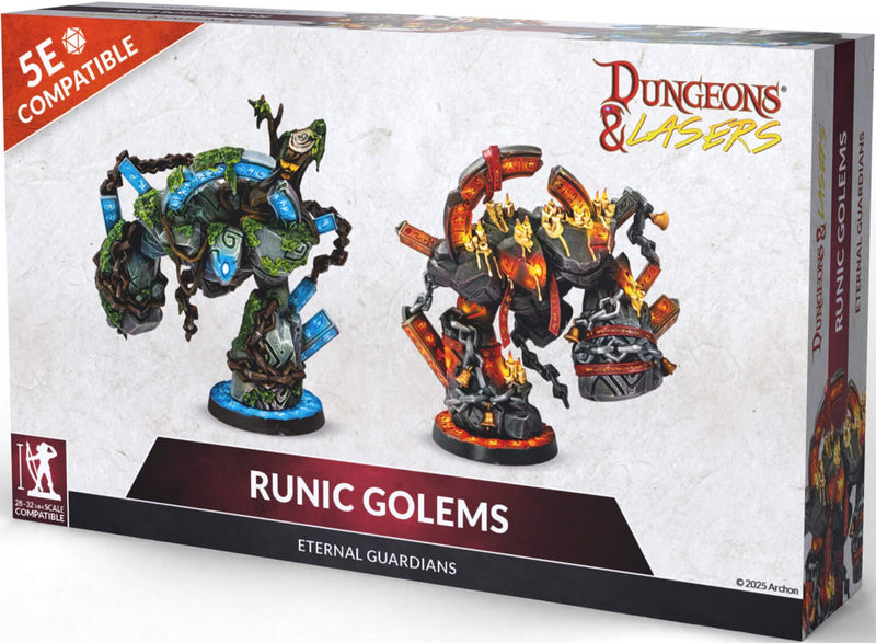 DUNGEONS AND LASERS RUNIC GOLEMS (ETERNAL GUARDIANS)