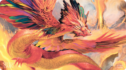 UP PLAYMAT MTG SECRET LAIR JULIE BELL Shivan Dragon