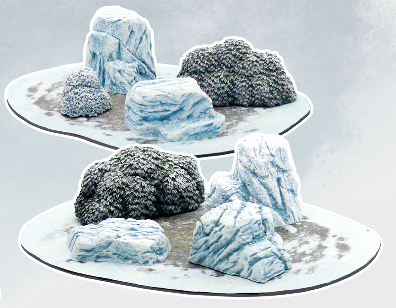 Monster Scenery: Snowy Ice Fields