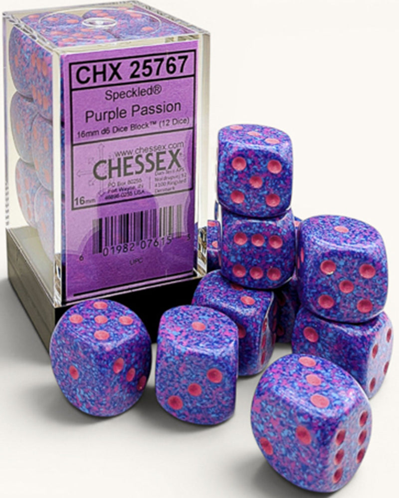 SPECKLED 12D6 PURPLE PASSION 16MM