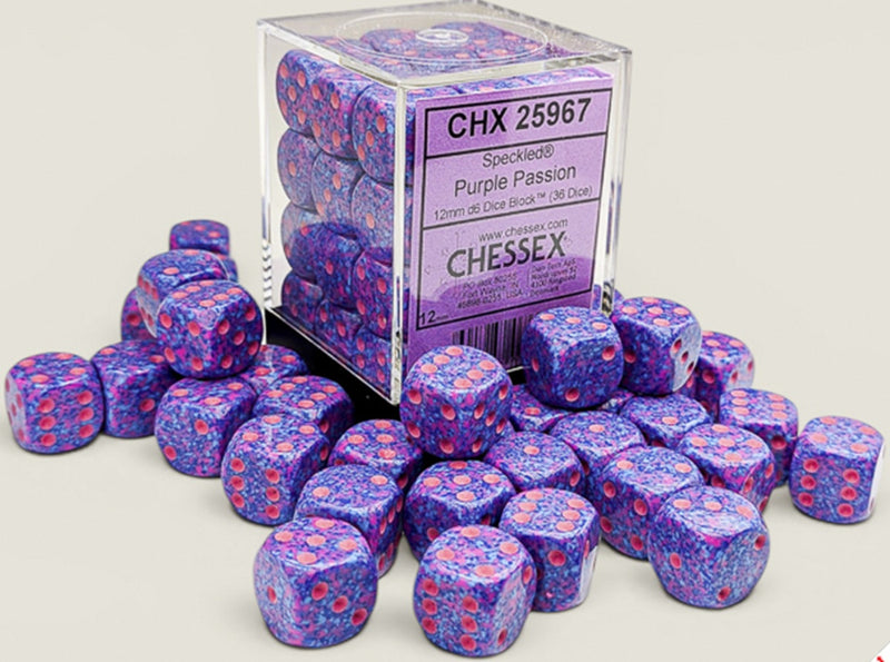 SPECKLED 36D6 PURPLE PASSION 12MM