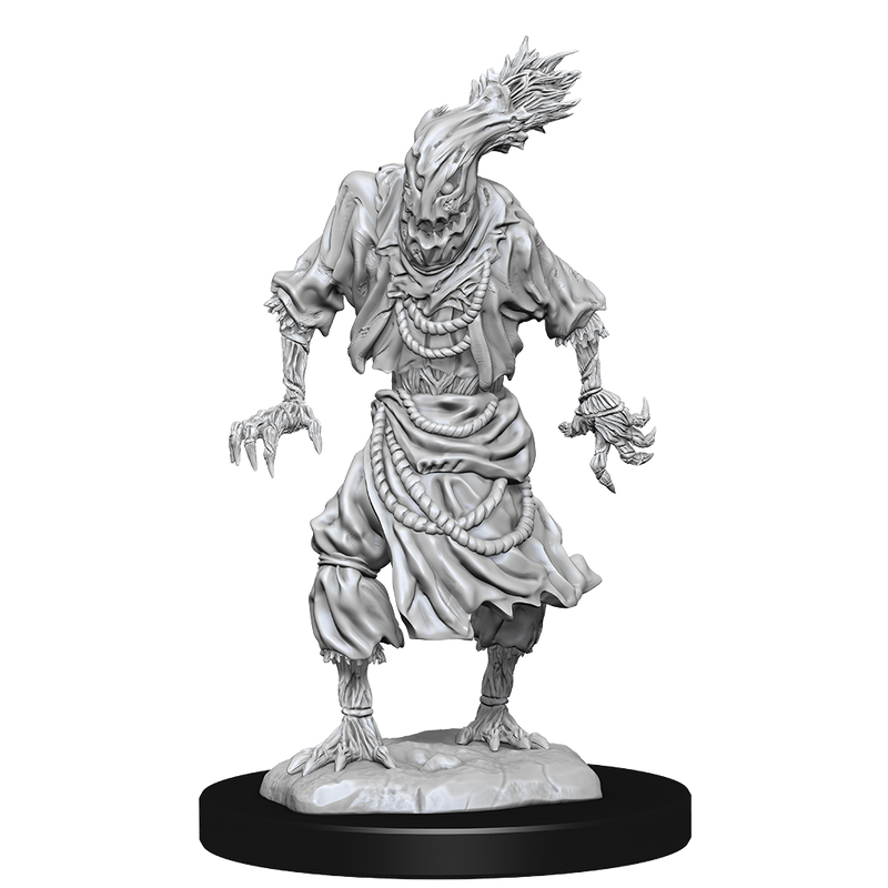 DND UNPAINTED MINIS WV14 SCARECROW/STONE CURSED