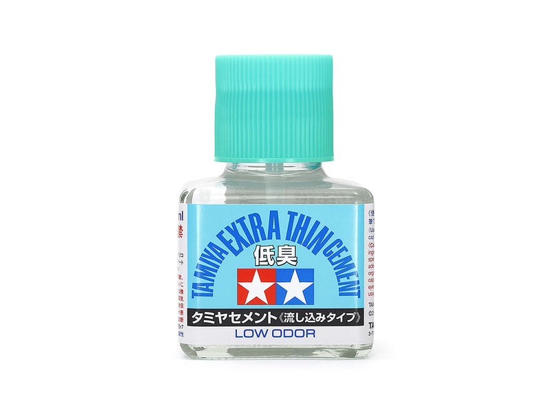 Tamiya Liquid Cement - Low Odor - Extra Thin (40ML) TAM87236