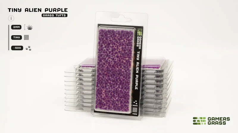 Gamers Grass Tiny Alien Purple Tufts 2mm