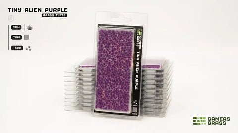 Gamers Grass Tiny Alien Purple Tufts 2mm