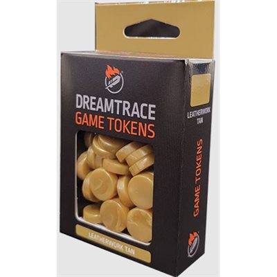 Dreamtrace Game Tokens: Leatherwork Tan