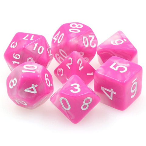 TMG Dice: Panthers Purse (Polyhedral 7-Die Set)